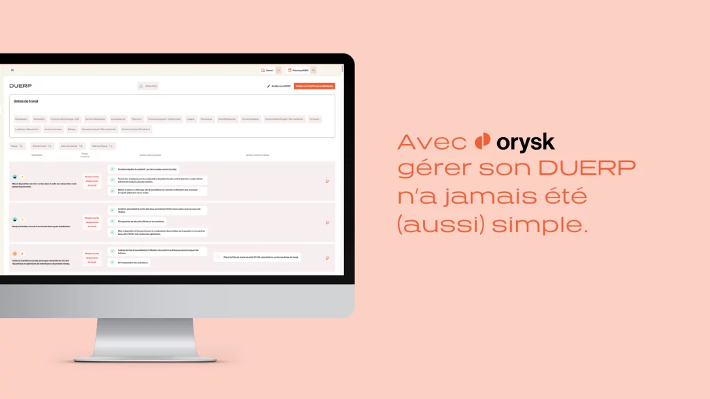 Orysk evaluation des risques professionnels